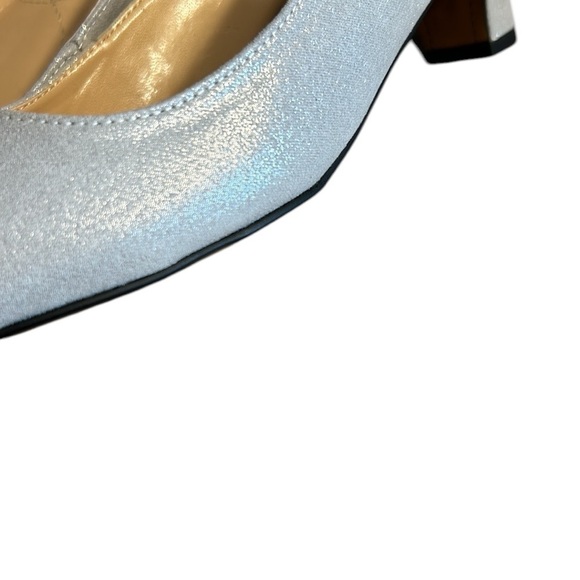 J.Renee shoes,NIB,women 9M,satin shine,Slingback,kitten heels,peep toe,prom - Picture 9 of 14